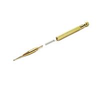 Veemoon 2 pièces Brass Auricular Point Probe For Hospital And Home Use Long Handle Durable Lightweight Safe Ear Reflex Massage
