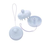 Veemoon 2 pièces Brosse à Shampoing Silicone avec Couvercle Amovible et Sangle Suspendue Outils de Soins Capillaires pour Massage et Exfoliation Assurée