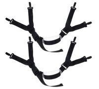 Veemoon 2 PièCes Casque De SéCurité MentonnièRe, Jugulaire Casque Chantier Ceinture AntidéRapante pour Universel MentonnièRe Remplacement éLastique Bretelles Accessoires PP