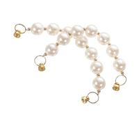 Veemoon 2 Pièces Chaîne de Téléphone Portable avec Perles Imitation Accessoire DIY Élégant pour Coque Bracelet Antichoc Support Pratique pour Téléphone Mobile