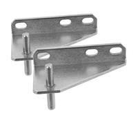 Veemoon 2 pièces Charnières de Porte pour Réfrigérateur Acier Inoxydable Détachées Résistantes pour Porte de Frigo et Freezer Installation Facile Remplacement Stable