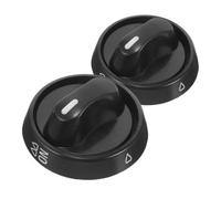 Veemoon 2 Pièces Couvercles de Boutons de Cuisinière à Universels Lot de Remplaçants pour Boutons Plaque de Cuisson Compatible avec Réchaud à Four