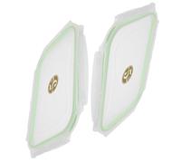 Veemoon 2 pièces Couvercles Réutilisables pour Boîtes à Glace Couvercle Hermétique Plastique Robuste pour Conservation Alimentaire Compatible Bento et Congélateur pour Repas et Camping