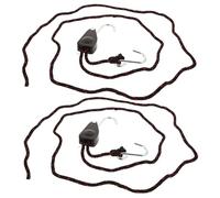Veemoon 2 pièces Crochet Suspendu Réglable pour Lumière de Tente Plante Crochet Lourde avec Corde Noir-rouge Lot de Support Polyvalent pour Éclairage de Culture et Camping