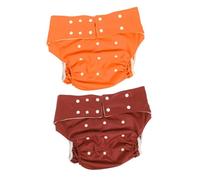 Veemoon 2 pièces Culottes Incontinence Lavables pour Adultes Réglables avec Double Rangée de Boutons-pression Anti-fuites Confort Respirant pour Personnes Âgées Réutilisables et Adaptées