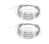 Veemoon 2 Pièces Cutter de Fil Acier Inoxydable pour Poterie de Outils de Découpe avec Câble Remplaçable de Mètres pour Artisans et Débutants Poterie