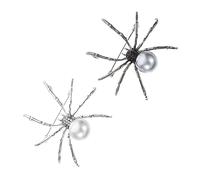 Veemoon 2 Pièces De Broches Araignée En Perles Pour Costumes D'Halloween - Épingles à Vêtements Élégantes Et Accessoires De Mode Festifs