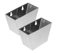 Veemoon 2 Pièces Décapsuleur Mural Devoir Bouteille Collection Bière Clé Bar Ouvre-boîte De Soda Attrape-bouchon Mural Attrape Casquette Collecteur De Drainage Silver Acier Inoxydable