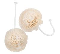 Veemoon 2 PièCes Diffuseur De Parfum avec Fleurs Artificielles Diffuseur D'AromathéRapie en Corde De Coton BâTons Diffuseur De Fleurs Blanches pour Maison Diffusion De Parfum Minimaliste Accessoire