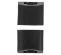 Veemoon 2 Pièces Embouts de Pied Réglables en Plastique Noir pour Vélo D'intérieur, Protection de Sol Antidérapante Bruit, Accessoires Fitness pour Salle de Sport