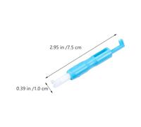 Veemoon 2 pièces Enfile-aiguille Automatique Portable pour Machine à Coudre Outil Compact et Accessoire Couture Polyvalent pour Débutants et Usage Domestique Lot de Bleu