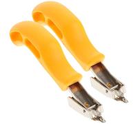 Veemoon 2 pièces Extracteur Agrafes Heavy Duty Outil Métal pour Ameublement Détache Agrafes et Clous pour Cadres Tapis et Meubles Facile à Utiliser et Ranger