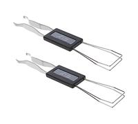 Veemoon 2 Pièces extracteur de Touche de Clavier Outil Universel Outil d'extraction de Touches Clé de Clavier Accessoire de Clavier claviers décapant de Touche extracteur de clé Cerise PVC