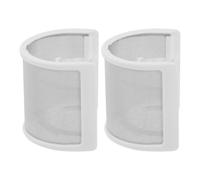 Veemoon 2 Pièces Filtre Anti-pop pour Micro à Main en Métal Blanc, Robuste et Facile à Installer, Forme en U, pour Diffusion en Direct et Autres Occasions