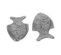 Veemoon 2 Pièces Fish Iron Cooking Tool Safe Cast Iron Supplement For Vegan Athletes Pregnant Women Children For Soups Stews And Drinks