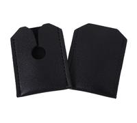 Veemoon 2 pièces Housse de Protection Tête Rasoir Cuir Synthétique Doux Étui de Rangement Portable Compatible avec Rasoirs Manuels Protège Lame et Prolonge la Durée de Vie Lot