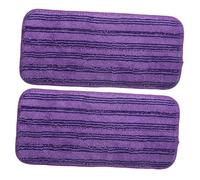Veemoon 2 pièces Housse de Remplacement pour Balai Microfibre Lot de Chiffon Lavable et Réutilisable pour Nettoyage des Sols Compatible avec Swiffer