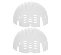 Veemoon 2 Pièces Insert de Chapeau Anti-Bump Coque Intérieure du Capuchon Anti-Chocs PE Blanc Ajustable, Protection Les Impacts, Léger et Respirant pour Chantiers et Travaux Extérieurs