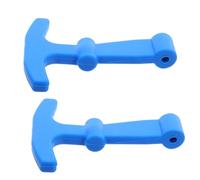Veemoon 2 Pièces Loquet Caoutchouc T Silicone Résistant Poignée Antidérapante pour Couvercles de Glacières Accessoire de Remplacement pour Camping et Extérieur