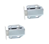 Veemoon 2 Pièces Loqueteau Magnétique Auto-rétractable Alliage pour Porte Armoire sans Poignée Système à Rebond Automatique Fermeture Pratique pour Meubles et Placards