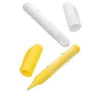Veemoon 2 Pièces Marqueurs à Craie pour Tissu Rechargeables Marqueurs de Couture Précis pour Coton Tricot et Soie Craie Tailleur Effaçable pour Marquage sur Vêtements