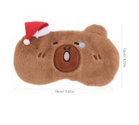 Veemoon 2 pièces Masque de Sommeil pour Garçon Fille Cache Yeux Microfibre Ultrasouple Design Animal Peluche Cartoon Bloqueur de Lumière Doux et Lavable Confortable pour Voyage et Maison