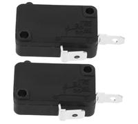 Veemoon 2 pièces Micro Interrupteur Normalement Ouvert pour Micro Ondes et Électroménagers Compact Stable et Sécurisé pour Remplacement et Réparation à Domicile