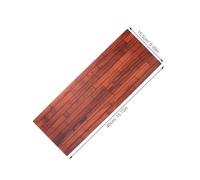 Veemoon 2 Pièces Miniature Dollhouse Flooring Realistic Wood Grain Planks for DIY Tiny House Decor and Easy to Install Floorboards for Kitchen Living