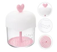 Veemoon 2 pièces Mousseur Manuel Transparent pour Visage Distributeur de Mousse Rapide Forme de Cœur Facile à Presser Générateur de Mousse Dense pour Facial Accessoire de et Ludique
