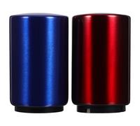 Veemoon 2 pièces Ouvre-bouteille Automatique Inox Décapsuleur Compact sans Trace Poussoir Facile pour Bière Vin Usage Maison et Extérieur Portable pour Pique- et Randonnée