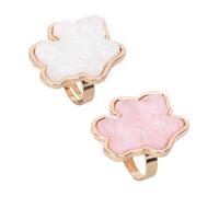 Veemoon 2 Pièces Palette De Mélange Ongles Formes Nuage Résine Palettes Bagues Originales Pour Nail Art Accessoires Manucure Portables Et Design Original