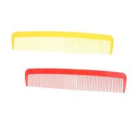 Veemoon 2 Pièces Peigne Géant Accessoire de Déguisement Rouge Jaune Brosse Démêlante Large pour Fête Halloween Carnaval Prop Coiffure Comique