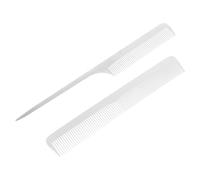 Veemoon 2 pièces Peigne Queue de Rat Antistatique Acier Inoxydable Peigne Coiffure et Durable pour Coupe Coloration et Styling Accessoire Salon et Usage Domestique Compatible Cheveux