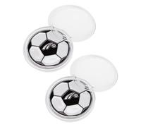 Veemoon 2 Pièces Pièce D’Arbitre de Football Portable en Métal | Outil Multifonction Léger, Usage en Matchs et Séances, Conçu pour Arbitre, Format Compact, Métal