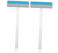 Veemoon 2 Pièces Pinceau Feutre Double Face Brosse à Poils pour Chien Brosse à Peluches pour lit de Chien Double Face épilateur pour lit de Chat PP Light Grey