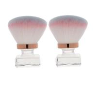 Veemoon 2 pièces Pinceau Ongles Petit Brosse Nettoyage Doux Ergonomique pour Ongles et Orteils Brosse à Multifonctionnelle Lot