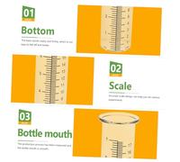 Veemoon 2 pièces Pluviomètre Verre Transparent Tube Gradué Pratique pour Mesure Précise des Précipitations Extérieur Outil de Pluviométrie et Facile à Lire