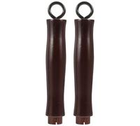 Veemoon 2 pièces Poignée Amovible pour Casserole Bois Manche Long Détachable Ergonomique Accessoire de Remplacement Pratique pour Ustensiles de Cuisine Protection la Chaleur Lot