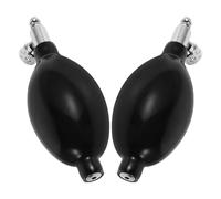 Veemoon 2 Pièces Poire de Remplacement pour Tensiomètre Ballon Latex Haute Élasticité avec Valve Cuivre Pompe Manuelle à Pression Fiable pour Gonflage et Dégonflage Contrôlé