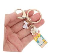 Veemoon 2 pièces Porte Clés Sakura Rabbit Lot de Charme Sac à Dos et Japonaise pour Filles Décoration Printemps avec Pendentif Lapin Mignon