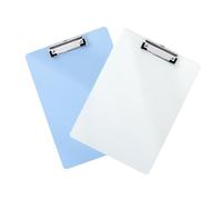 Veemoon 2 Pièces Porte-document Plastique Format Planchette Pince Multifonction pour Bureau et École Support Écriture Portable Couleurs Aléatoires Couleur Aléatoire