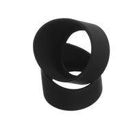 Veemoon 2 Pièces Protection pour Lentilles Binoculaires en Caoutchouc Noir, Anneau 31-33mm, Accessoires pour Microscope Stéréo et Télescope, pour Observations en Laboratoire et Usage