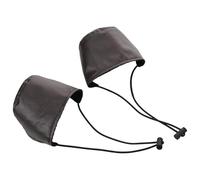 Veemoon 2 pièces Protections de Talon Cuir Résistant Protège-talons Ajustables Unisexes Doublure Douce Anti-frottement pour Chaussures de Conduite