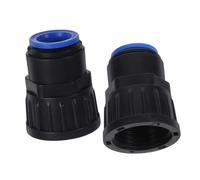 Veemoon 2 Pièces Raccords Rapides pour Tuyau de Jardin à Connecteurs Plastique Étanches pour Irrigation et Arrosage Lot de Mâles et Femelles Faciles à Utiliser