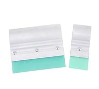 Veemoon 2 pièces Raclette Sérigraphie Caoutchouc Grattoir Fin pour Impression et Nettoyage Précis Couleur Aléatoire Couleur Aléatoire