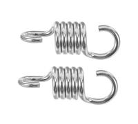 Veemoon 2 pièces Ressort Acier Inoxydable pour Fauteuil Suspendu Crochet Robuste pour Balançoire de Porche Fixation Plafond Amortisseur Impact pour Chaise Hamac et Balançoire de Patio