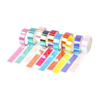 Veemoon 2 pièces Ruban Washi Masking Tape Dégradé Autocollants Décoratifs Sans Trace pour Scrapbooking DIY Agenda Couleur Aléatoire Couleur Aléatoire