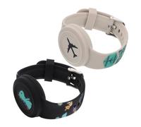 Veemoon 2 Pièces Sangle Anti-Perte Enfant ceinture de réparation de montre registre bracelet de montre respirant ceinture de montre petit protecteur traceur bande pour montre