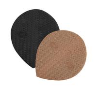 Veemoon 2 pièces Semelles de Chaussures Antidérapantes Patchs de Réparation Talon Moyen Coussinets Résistants à Usure pour Protection Sécurisée et Confort de Marche