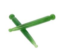 Veemoon 2 Pièces Set de Bâtons Auto-massage pour Visage Massage des Points Acupuncture Fatigue et Du Gonflement et Pratique Vert